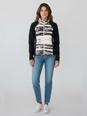 The North Face Soft Shell Jacket // Black & White // Small